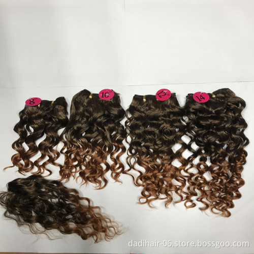 Hot selling synthetic hair braid extensions bulk Spanish wave T1B30
